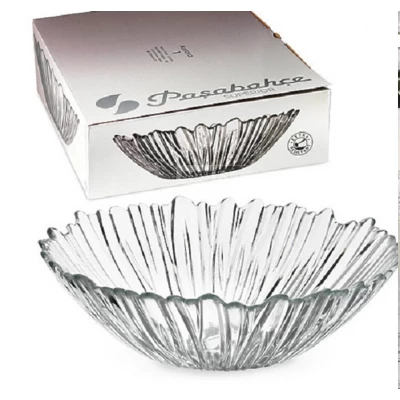 Стеклянный салатник d30см Аврора