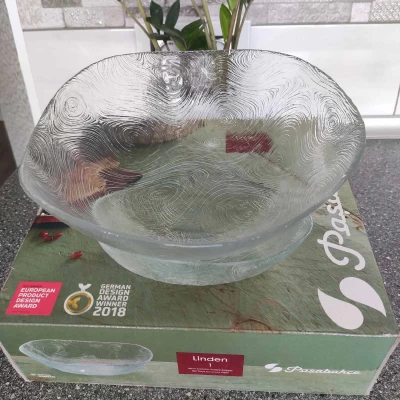 Стеклянный салатник * Linden* d(24cм) произ-во Турция