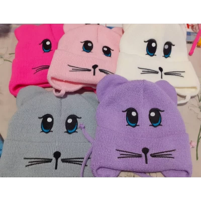 Детские шапки на флисе. Размеры 2-2,5 года Детские шапки на флисе. Размеры 2-2,5 года