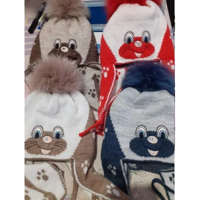 Детские шапки на овчине. Размеры 2,5-3 года Детские шапки на овчине. Размеры 2,5-3 года