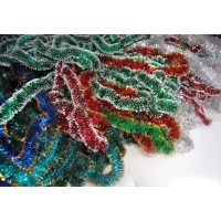 Новогодний дождик диаметр - 25 мм, длина - 2,8 м