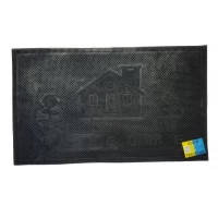 Коврик резиновый  Добро пожаловать (Дом) 45*75 см