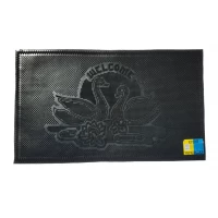 Коврик резиновый (Лебеди) 45*75 см Коврик резиновый (Лебеди) 45*75 см