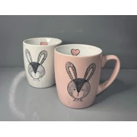 Керамическая чашка (300мл) Зайка