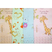 Детская махровая простыня ассорти размер 105х105 см