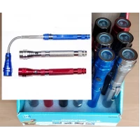 Фонарик телескопический гибкий с магнитом