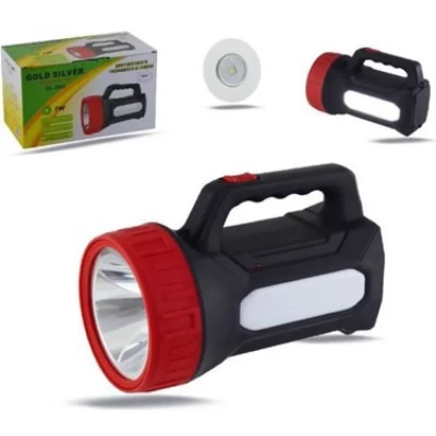 Переносной кемпинговый фонарь прожектор GOLD SILVER GS-2665; 7W, 4000mAh, COB LED