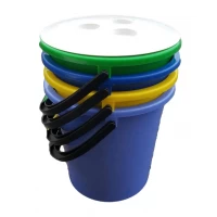 Ведро "Комфорт" 10 литров с крышкой (Горизонт)