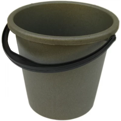 Ведро пластиковое 10 литров чёрное "ПолимерАгро"