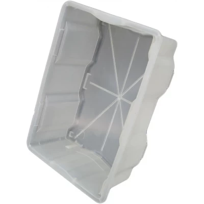 Ящик пластиковый на 35 литров пищевой белый "Юнипласт"