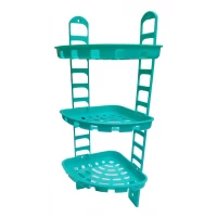 Полка для ванной комнаты №1 (три мелких) "Юнипласт"