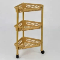 Этажерка угловая 3 яруса Консенсус, 670*300*300мм