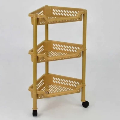 Этажерка угловая 3 яруса Консенсус, 670*300*300мм