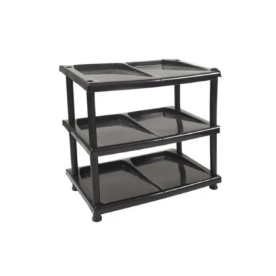 ПОЛКА ДЛЯ ОБУВИ ПЛАСТИКОВАЯ ТРЕХЪЯРУСНАЯ, 490*320*450мм