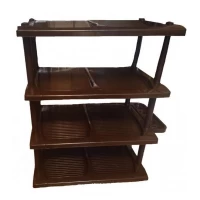 ПОЛКА ДЛЯ ОБУВИ ПЛАСТИКОВАЯ ЧЕТЫРЕХЪЯРУСНАЯ, 490*320*600мм