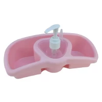 Подставка для моющих и мочалок с дозатором