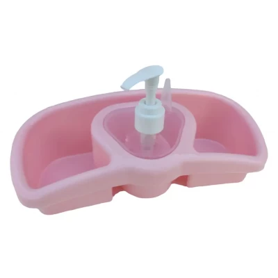 Подставка для моющих и мочалок с дозатором Подставка для моющих и мочалок с дозатором