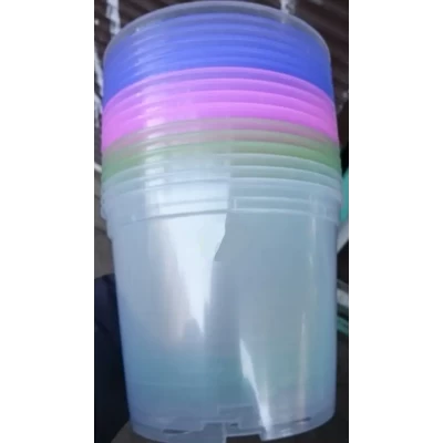 Вазон дренажный 19*15см, прозрачный Вазон дренажный 19*15см, прозрачный