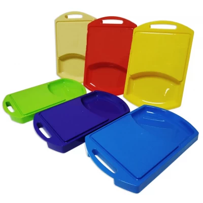 Доска разделочная с лотком 38x25x3 см