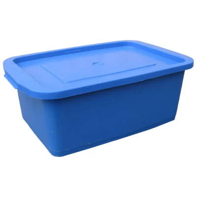 Ящик для пищевых продуктов пластиковый 10 литров цветной "Юнипласт"