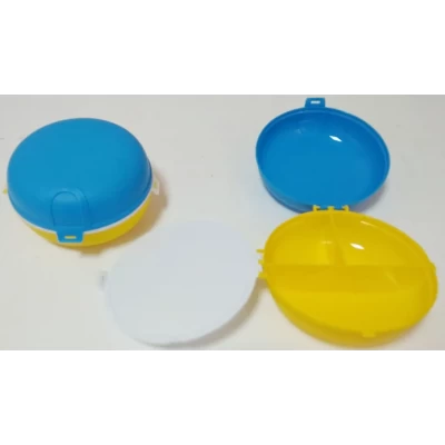 Ланч-бокс пластиковый Ø=16 см, h=7 см