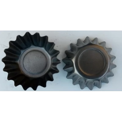 Форма для выпечки кексов металлическая №3 большая,15,5x11x4,5 см