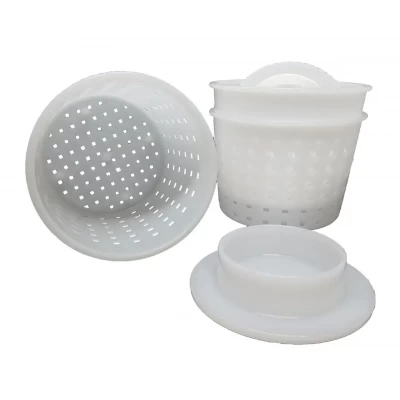 Форма для приготовления сыра с поршнем 0,35 литра Ø95 мм Форма для приготовления сыра с поршнем 0,35 литра Ø95 мм