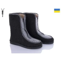 Бурки женские войлок, чорний зима, Размеры - 37-41