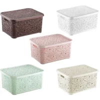 Корзина с крышкой "АЖУР" 6 л (21x29x12.5 см)