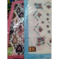 Платок носовой женский, 30х30 см, (уп. 10 шт)