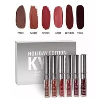 Блеск KYLIE Holiday Edition (Палитра по 6 шт) СЕРЕБРО