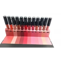 Блеск для губ. Набор матовых оттенков Morphe Limited Edition (Палитра 12 шт)