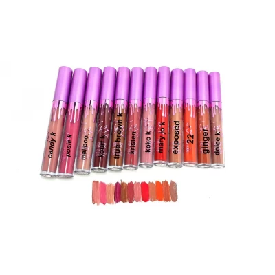 Блеск для губ матовых оттенков Kylie (Палитра 12 шт) Блеск для губ матовых оттенков Kylie (Палитра 12 шт)