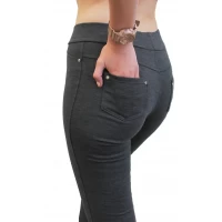 Брючные лосины французский трикотаж серые, р. 40, 42, 44