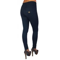 Брючные лосины трикотаж синие, 