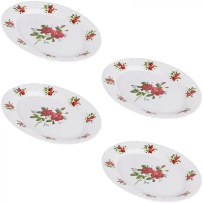 Меламиновая тарелка овал 25*18,5*2см (o-22) Меламиновая тарелка овал 25*18,5*2см (o-22)