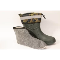 Мужские сапоги пенка EVA-06 обшив манжет, черные. Размеры: 41-46