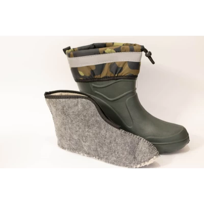 Мужские сапоги пенка EVA-06 обшив манжет, черные. Размеры: 41-46