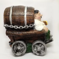 Фигура Казака с бочкой 42 см