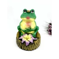 Лягушка из гипса для сада 35 см