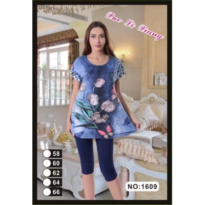 Комплект бриджи и туника коттон, размер 58-66