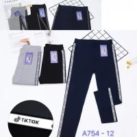 Женские трикотажные лосины с лампасами, размер 3XL-5XL(48-54)