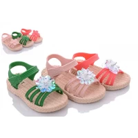 Босоножки детские силикон, размер 24-29, 5801 mix