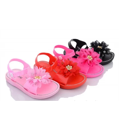 Босоножки детские силикон, размер 24-29, FY050 mix