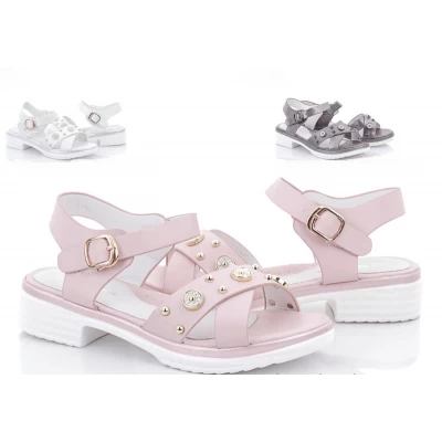 Босоножки подростковые искусственная кожа, размер 30-37, L0657