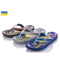 Шлепки детские резина, Р. 24-29, 395 mix