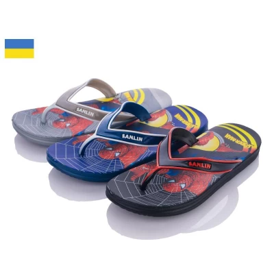 Шлепки детские резина, Р. 24-29, 392 mix Шлепки детские резина, Р. 24-29, 392 mix