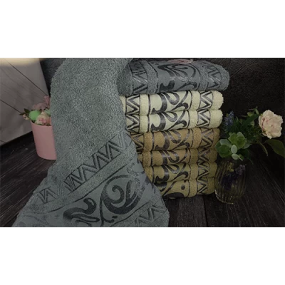 Полотенце для бани махровое 140 см / 70 см