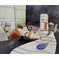 Полотенце для рук вафельное. Размер 70 см / 30 см