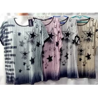 Футболка женская размеры 58-62 микс, 44235